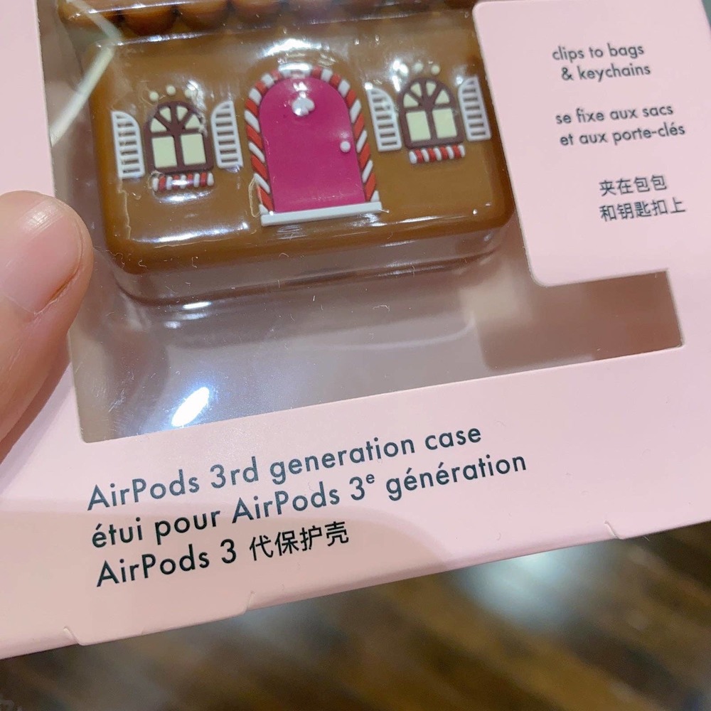 Kate Spade Gingerbread House Silicon airpod case - Picture 3 of 5